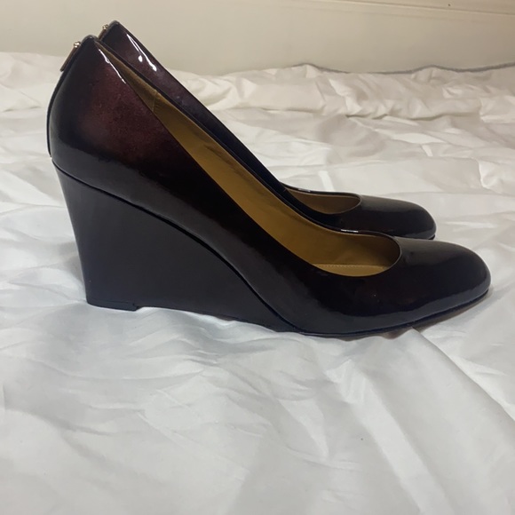 Coach Women’s Patent Leather Wedge - Picture 4 of 4